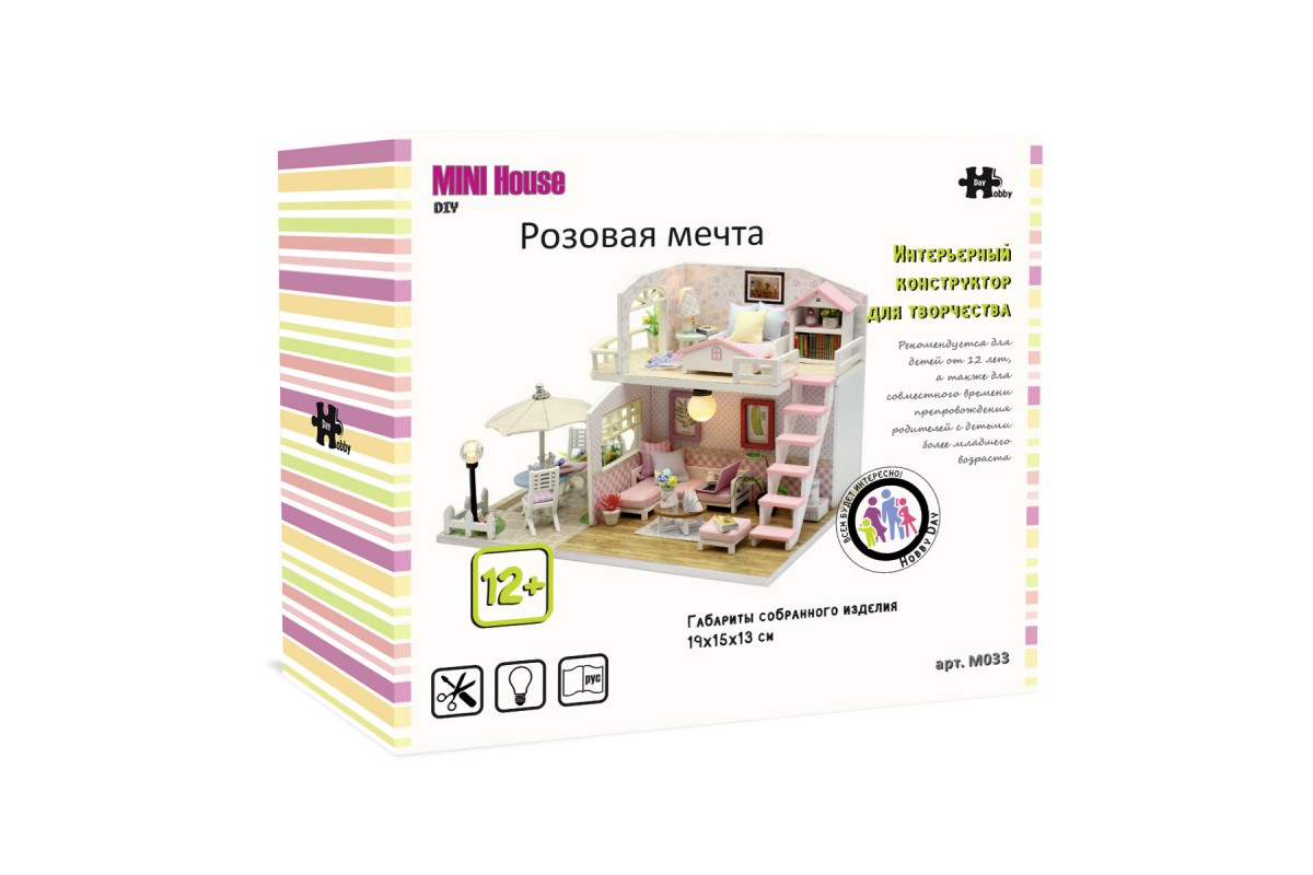 Купить DIY Mini House Розовая мечта